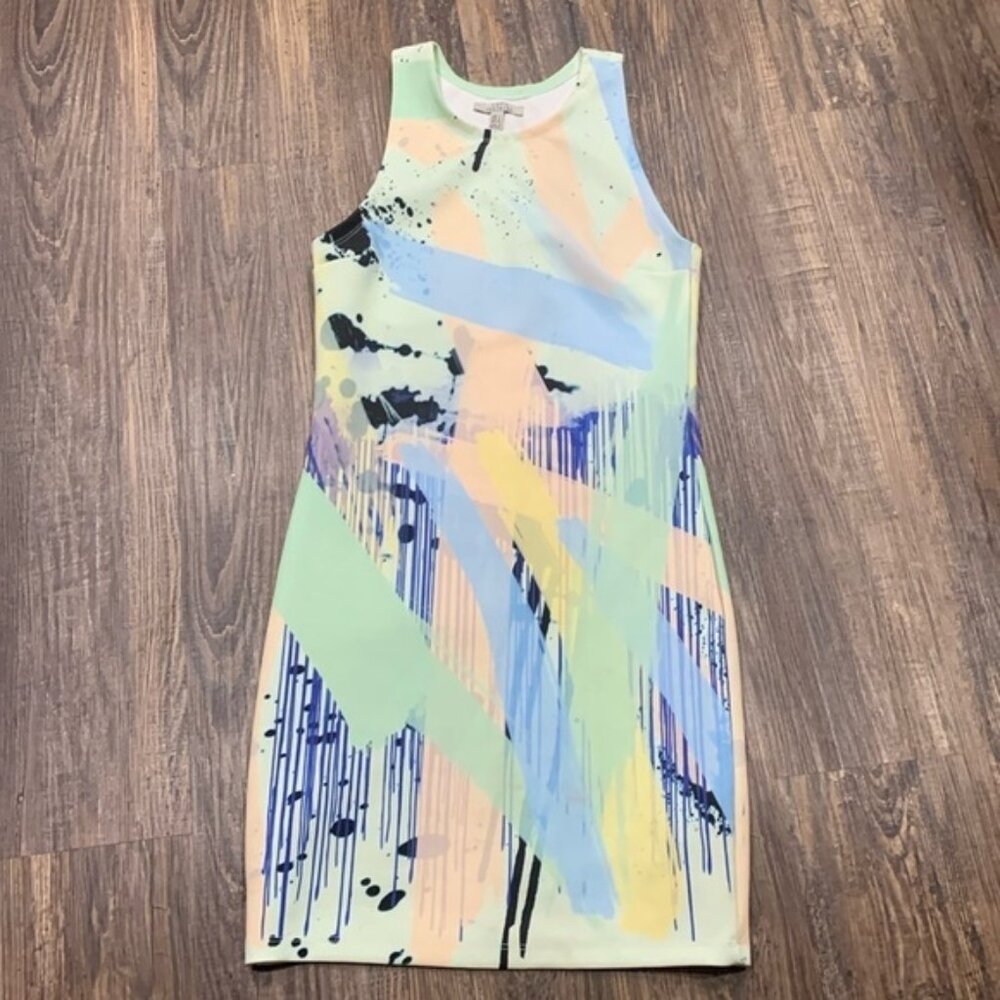 Zara Neoprene Racerback Dress